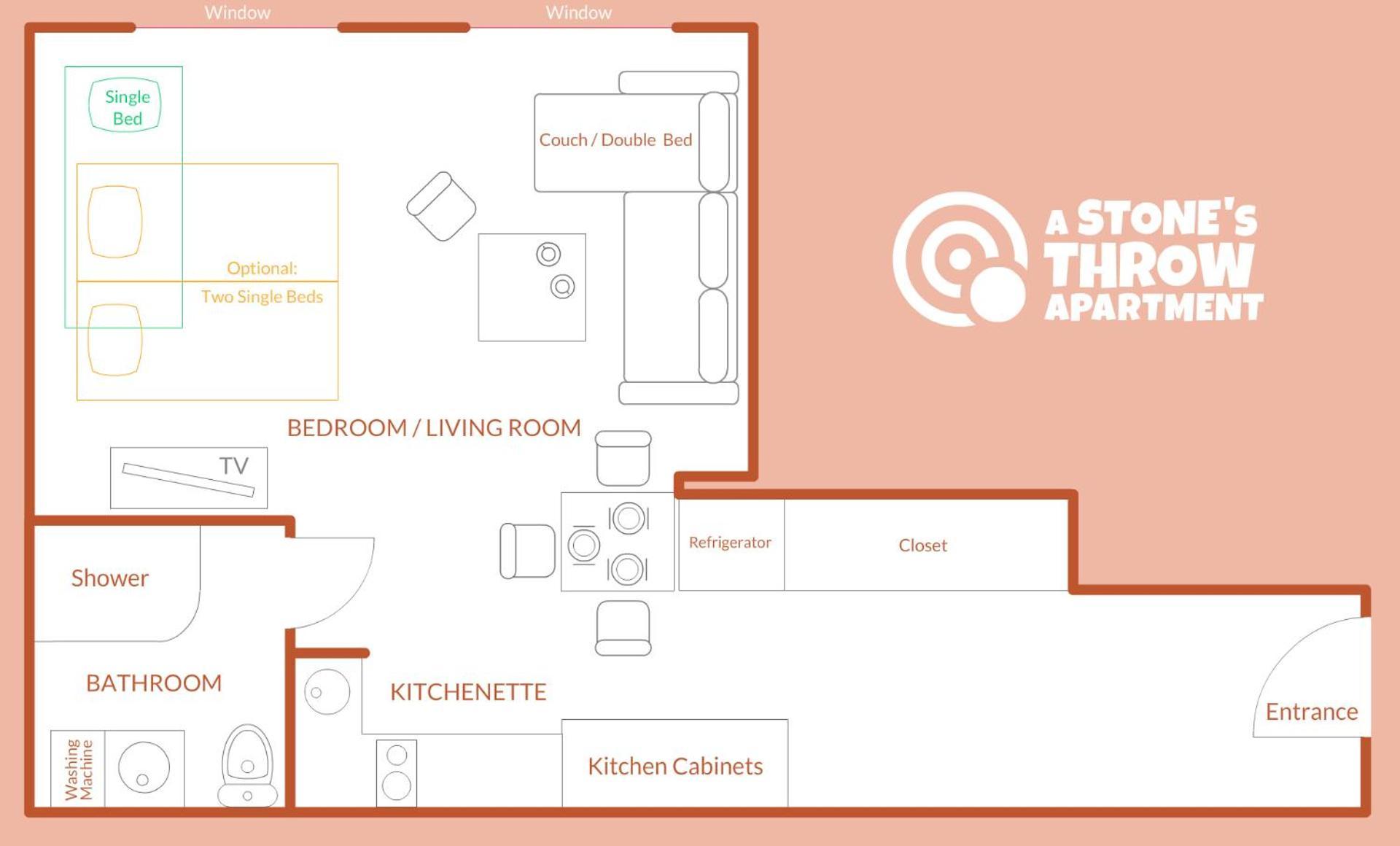 A Stone'S Throw Apartment Krakow Dış mekan fotoğraf